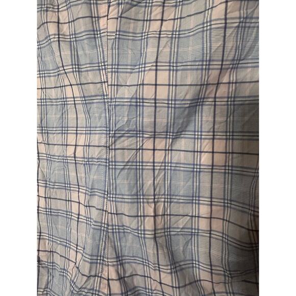Frank & Eileen Barry 100% Cotton Plaid Long Sleeve Button-Up Shirt Blue Womens M - Picture 5 of 7